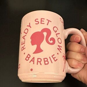 Zak Barbie Ready Set Glow Pink Coffee Cup Mug
